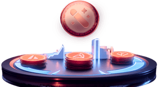 Fin73linex11 crypto trading interface with a three-click process